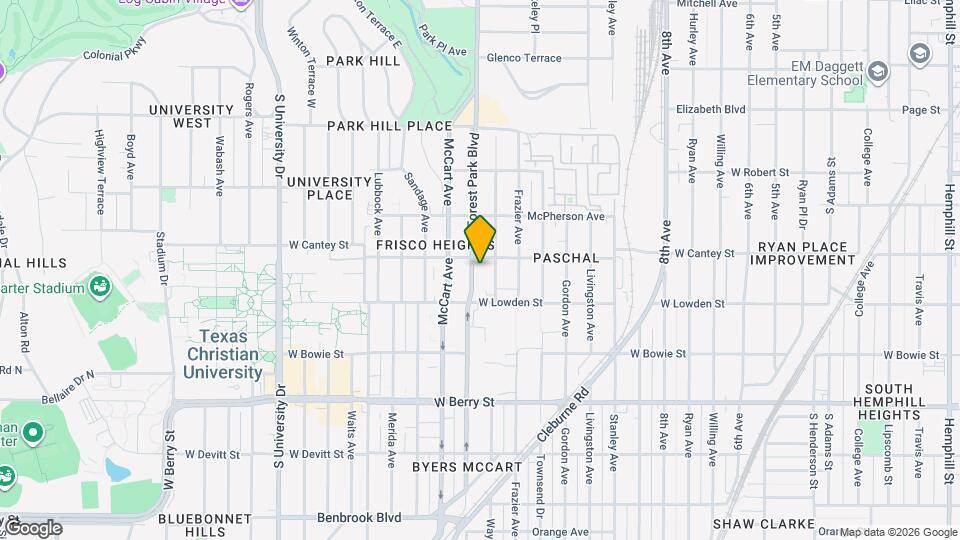 2811 Forest Park Blvd Mapa y Detalles de la Ubicación