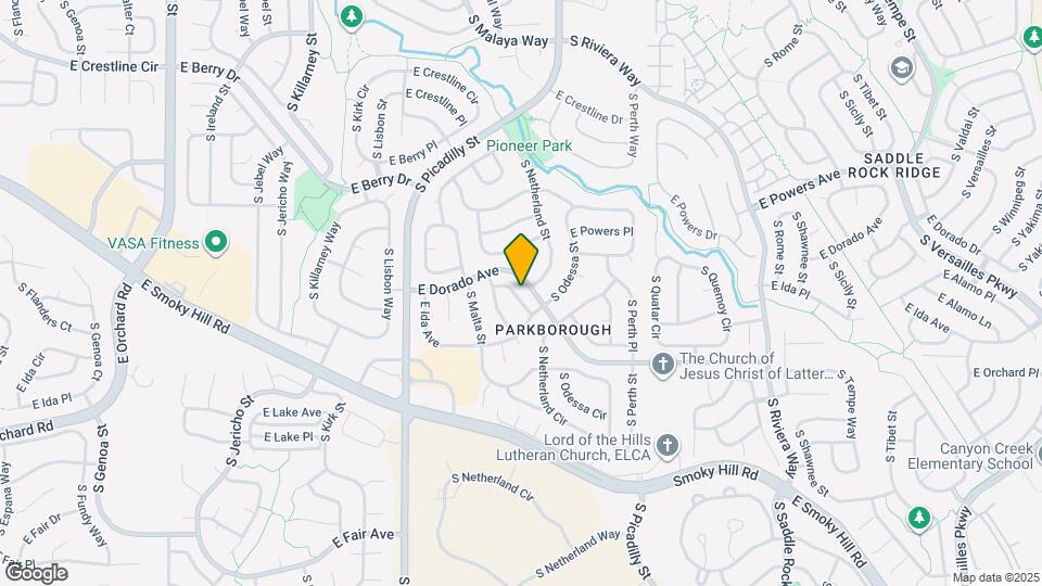 5856 S Nepal Way Map and Location Details