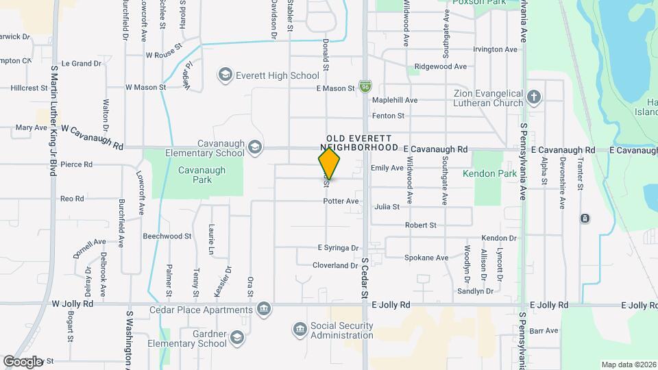 300 E Everettdale Ave Map and Location Details