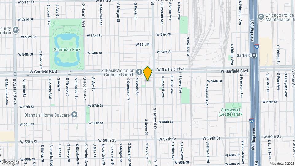 5533 S Green St Map and Location Details