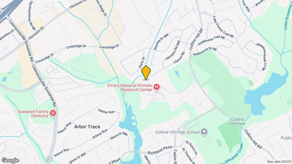 121 Clarion Rd Map and Location Details