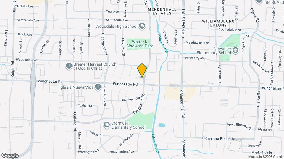 3571 Castleman St Map and Location Details