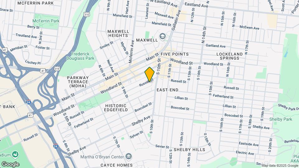 940 Russell St Map and Location Details