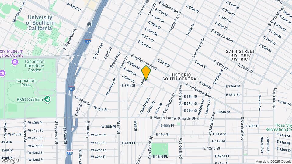 306 E 36th St Map and Location Details