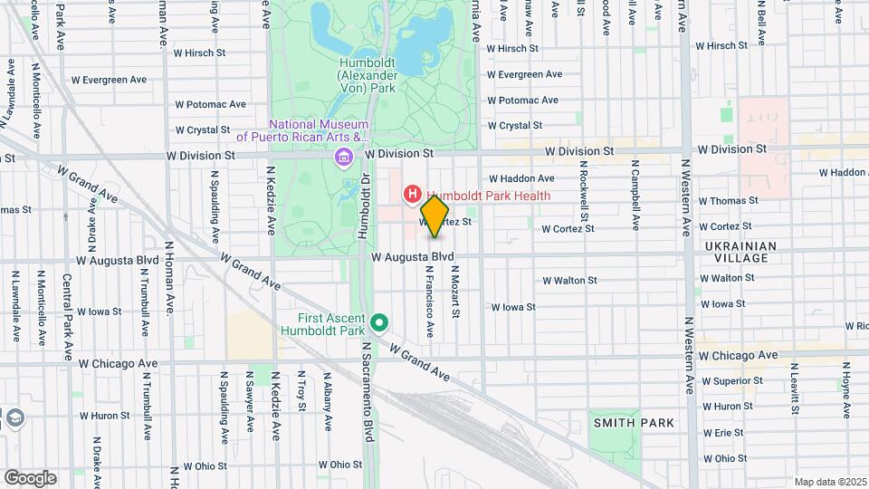 1011 N Francisco Ave Map and Location Details