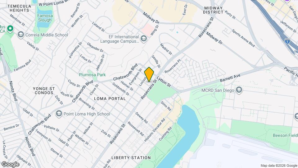 3008 James St Map and Location Details