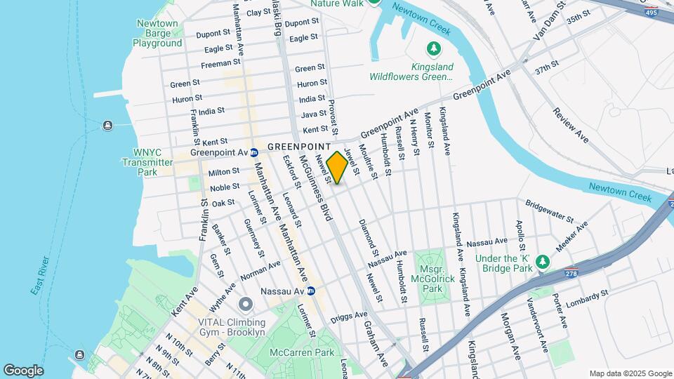 181 Meserole Ave Mapa y Detalles de la Ubicación