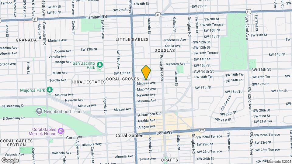 301-335 Madeira Ave Map and Location Details
