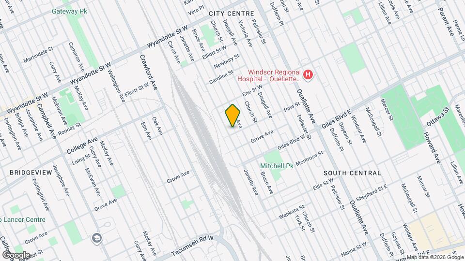 570 Pine St Map and Location Details