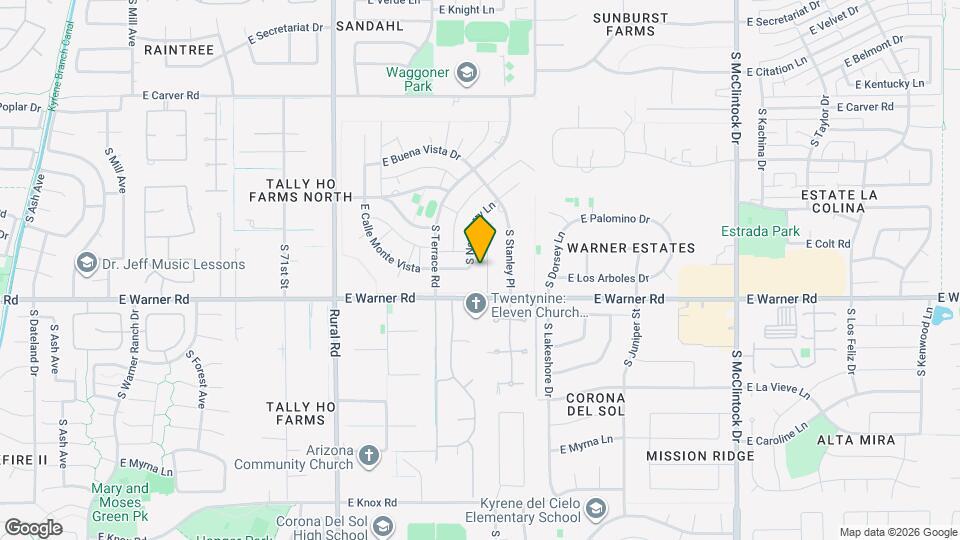 8637 S Newberry Ln Map and Location Details