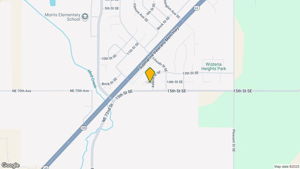 1406 Adams St SE Mapa y Detalles de la Ubicación