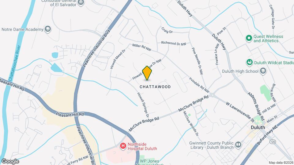 3904 Loring Ln Map and Location Details