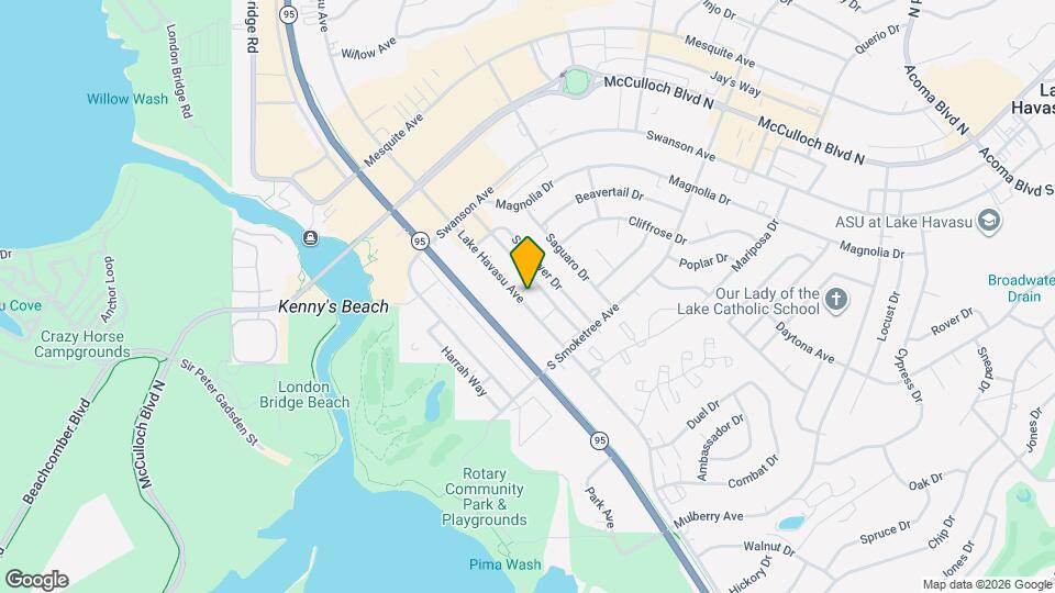 256 Lake Havasu Ave Map and Location Details