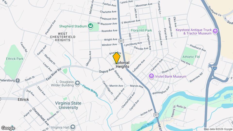 110 Dupuy Ave Map and Location Details