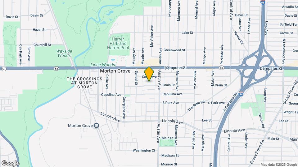 6028 Crain St Map and Location Details