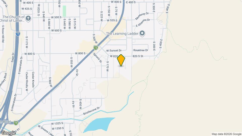 923 S 25 W Map and Location Details