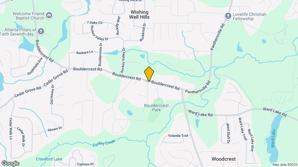 3691 Bouldercrest Rd Map and Location Details