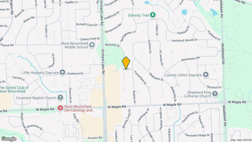 6207 Nicholas Dr Map and Location Details