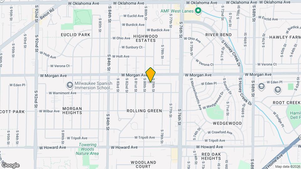 3541-3543 S 79th St Map and Location Details