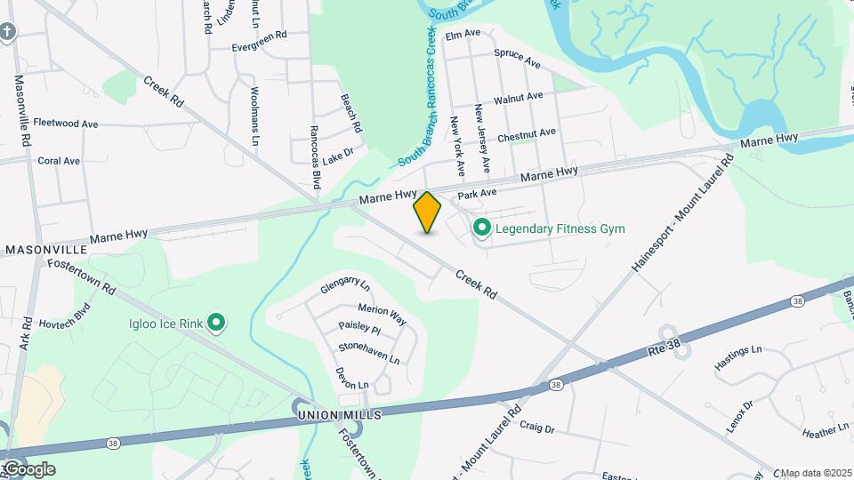 Cornerstone at Hainesport Map and Location Details