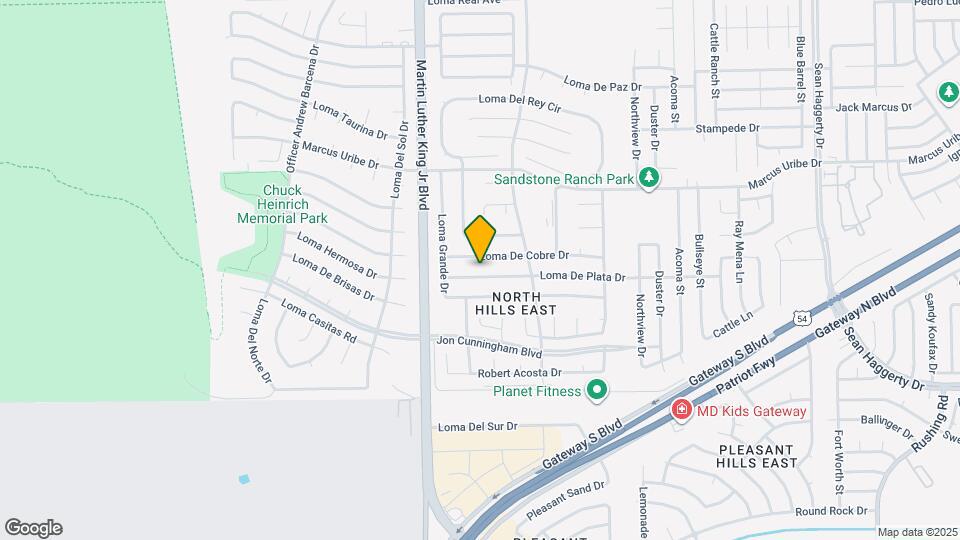 4605 Loma De Plata Dr Mapa y Detalles de la Ubicación