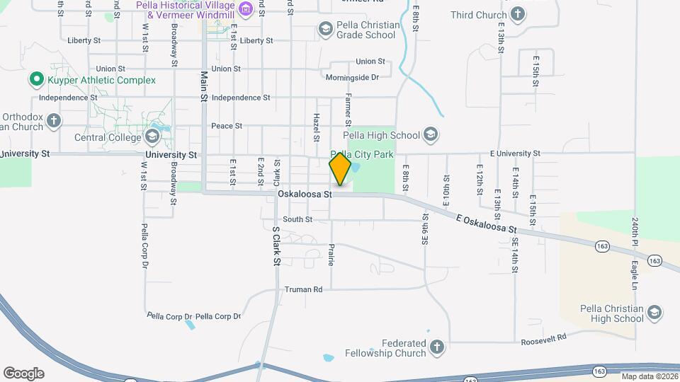 224 Oskaloosa St Map and Location Details