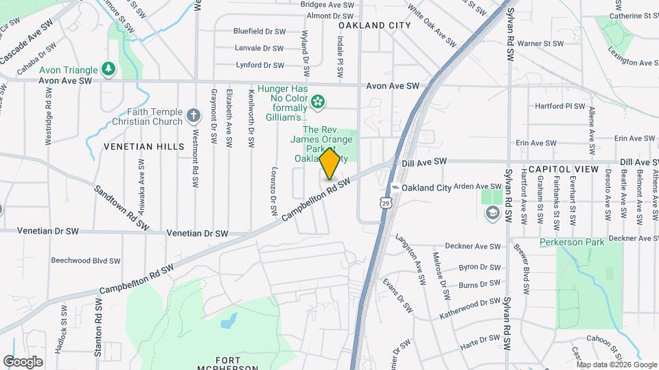 1255 Campbellton Rd SW Map and Location Details