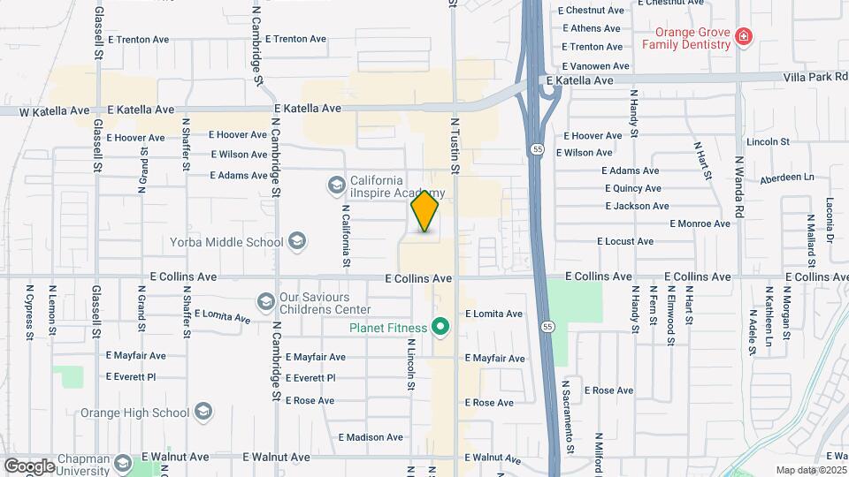 1512 E Locust Ave Map and Location Details