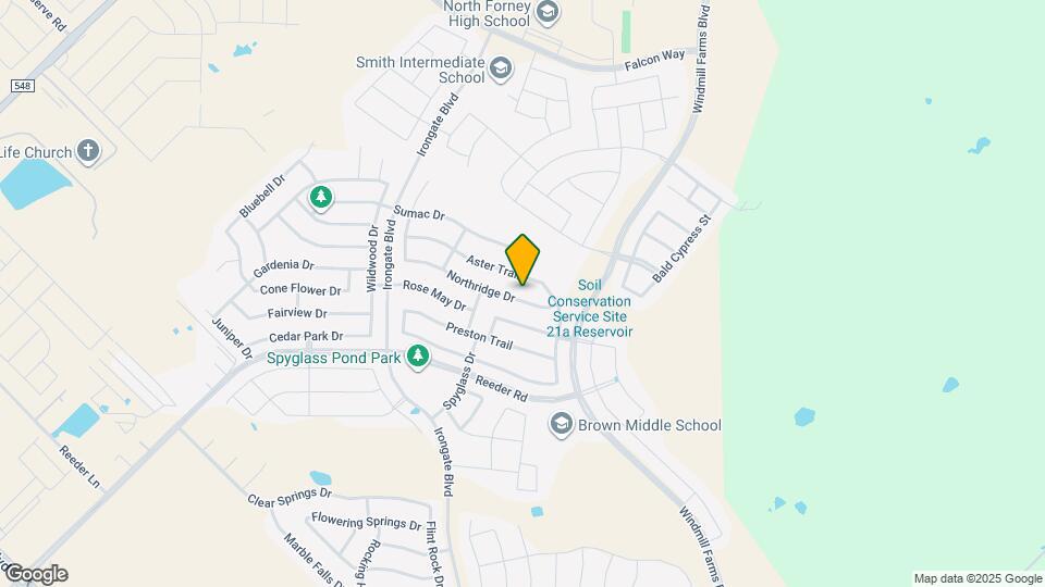 2027 Northridge Dr Map and Location Details