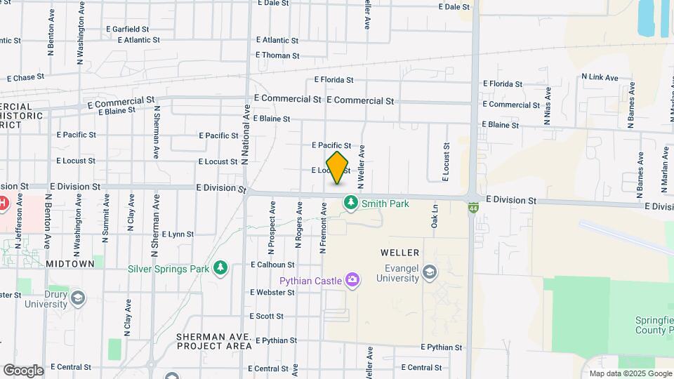 1421 E Division St, Unit 1421 E Division St Map and Location Details