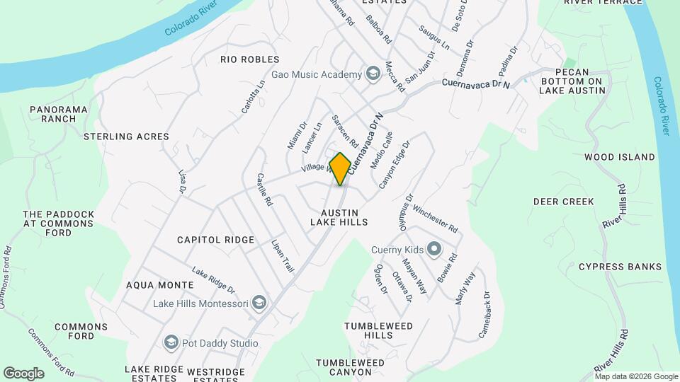 1400 Cuernavaca Dr N Map and Location Details