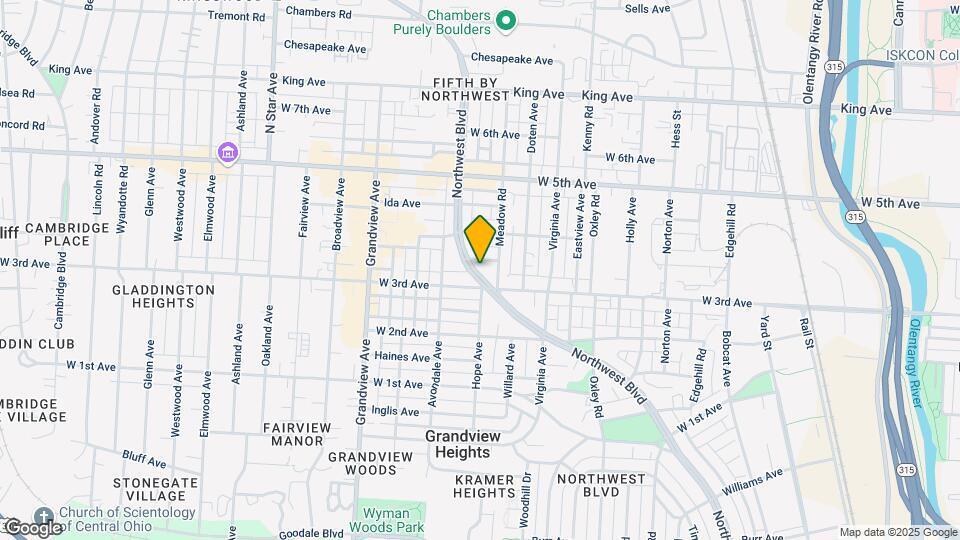 1328-1334 Northwest Blvd Map and Location Details