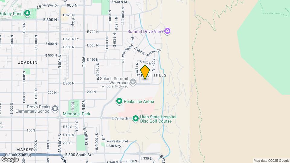 1377 E 300 N Map and Location Details