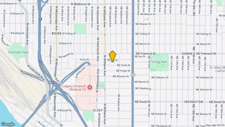 55 NE Cook St Map and Location Details