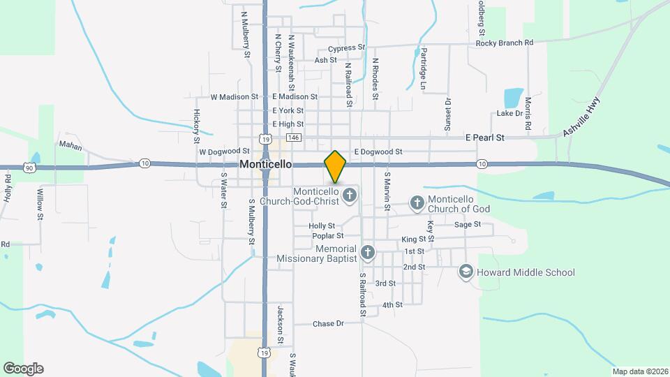 575 E Palmer Mill Rd Map and Location Details