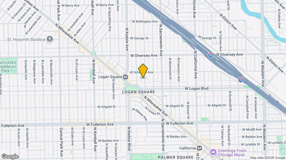 2624 N Albany Ave Mapa y Detalles de la Ubicación