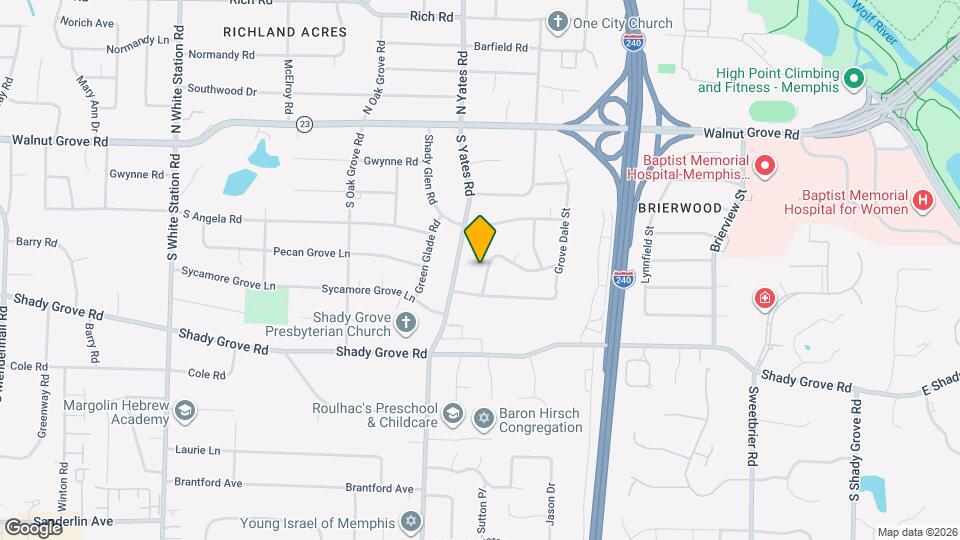 5646 Glade View Dr Map and Location Details