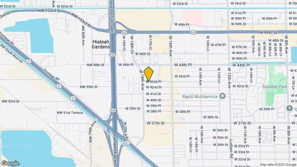 1764 W 42nd Pl Map and Location Details