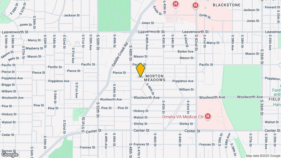 4666 Poppleton Ave Map and Location Details