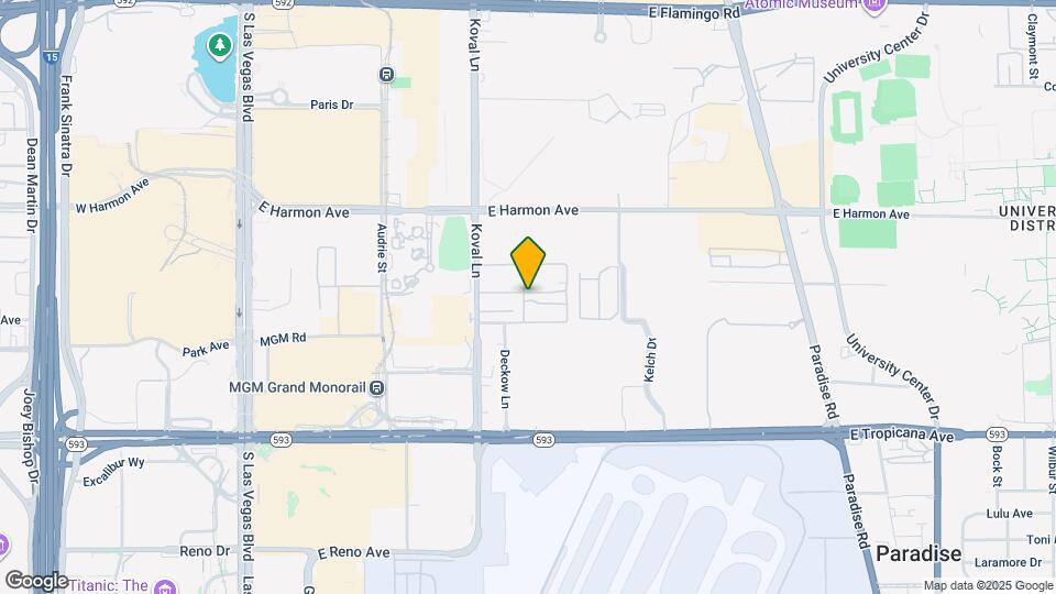 4660 Koval Ln, Unit D Map and Location Details