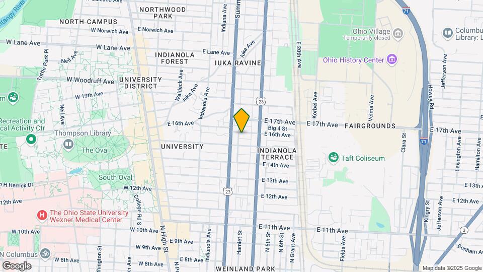 291-295 E 16th Ave Mapa y Detalles de la Ubicación