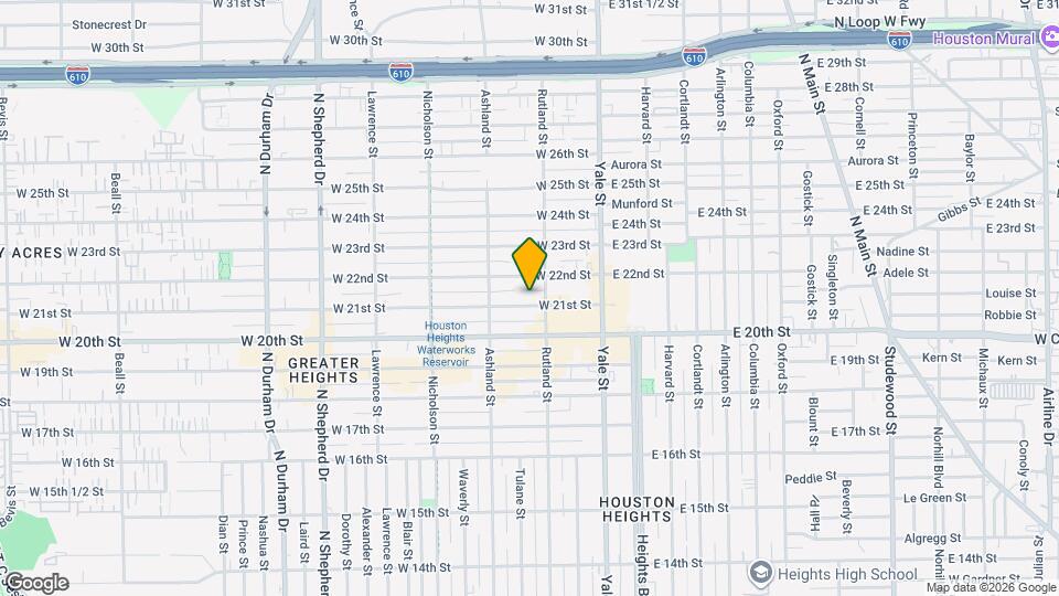 315 W 21st St Map and Location Details