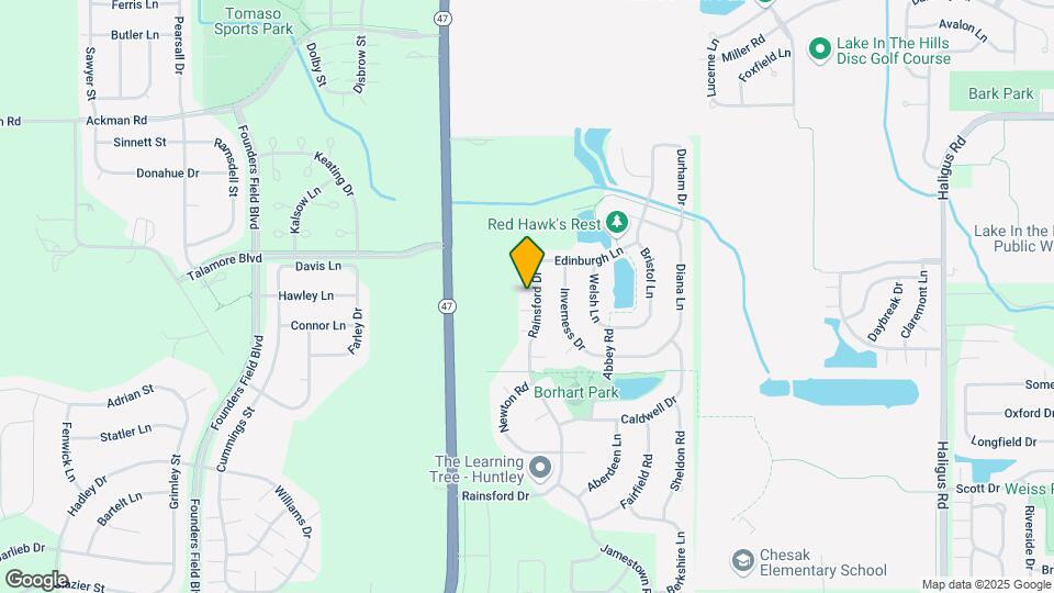 9425 Rainsford Dr Map and Location Details