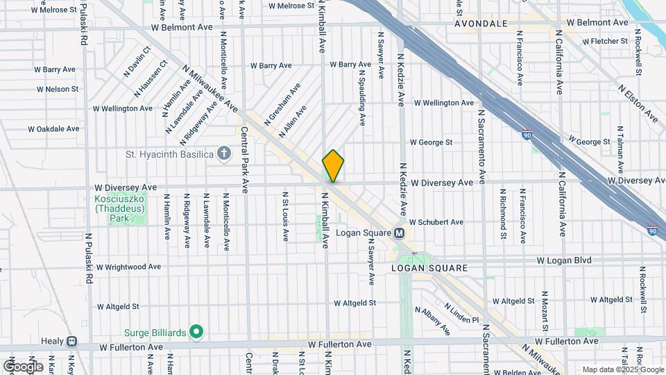 2781 N Milwaukee Ave Map and Location Details