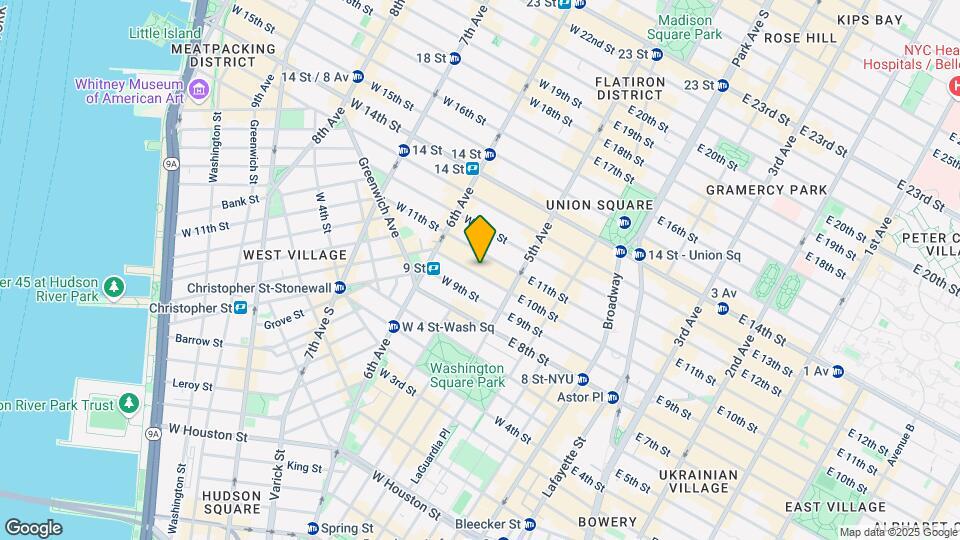 27 W 10th St Mapa y Detalles de la Ubicación