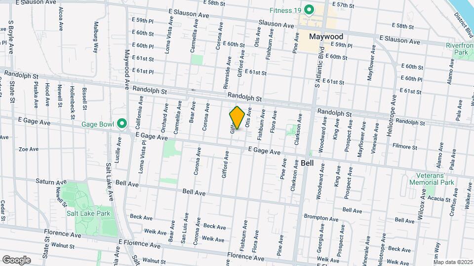 6320 Gifford Ave Map and Location Details