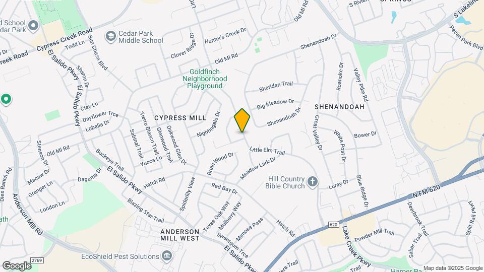 1212 Fox Sparrow Trail Mapa y Detalles de la Ubicación