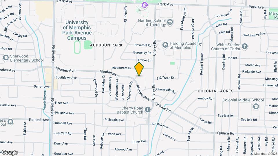 1232 Merrycrest Dr Mapa y Detalles de la Ubicación