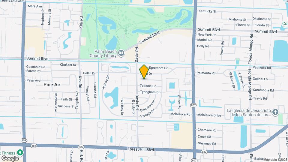 3436 Housatonic Dr Map and Location Details