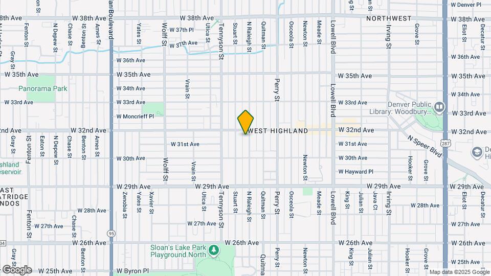 3125 N Raleigh St Map and Location Details